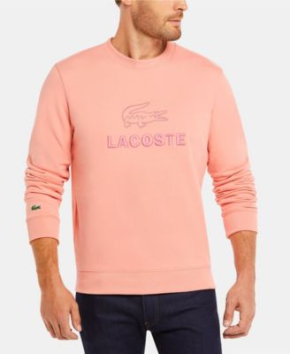 pink lacoste sweatshirt