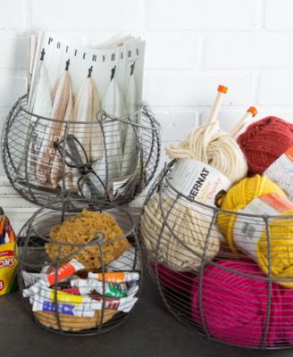 Vintage-like Basket Set of 3