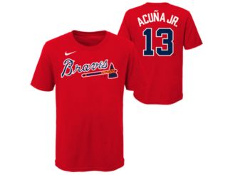 Infant Nike Ronald Acuna Jr. Navy Atlanta Braves Player Name