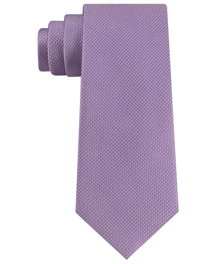 Michael Kors Men's Unsolid Solid Puppy Tooth Silk Tie - Macy's