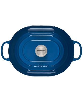 Enameled Cast Iron 3.75-Qt. Oval Casserole with Lid