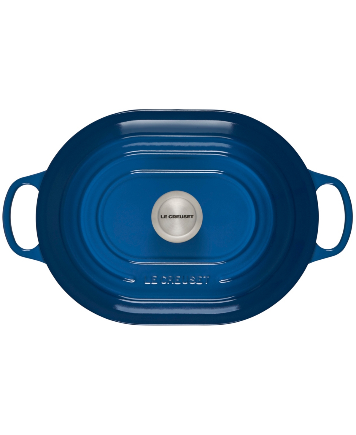 Le Creuset Enameled Cast Iron 3.75-qt. Oval Casserole With Lid In Blue
