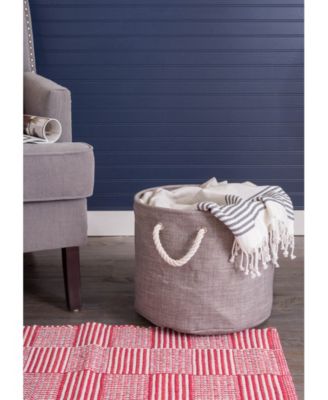 Polyester Bin Variegated Round Small