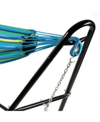 Large Double Brazilian Hammock with Universal Stand - 450 lb Weight Capacity