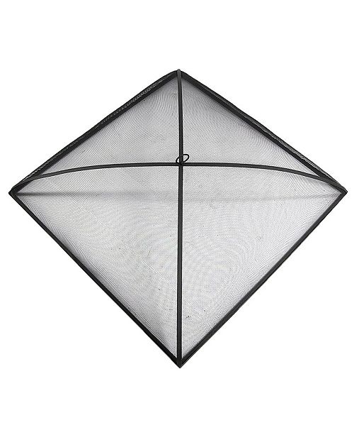 Sunnydaze Decor Outdoor Heavy Duty Square Fire Pit Lid Protector