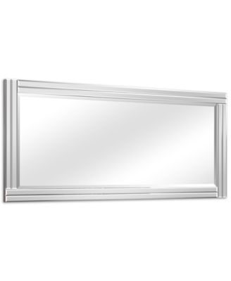 Moderno Stepped Beveled Rectangle Wall Mirror, 54" x 24" x 1.18"