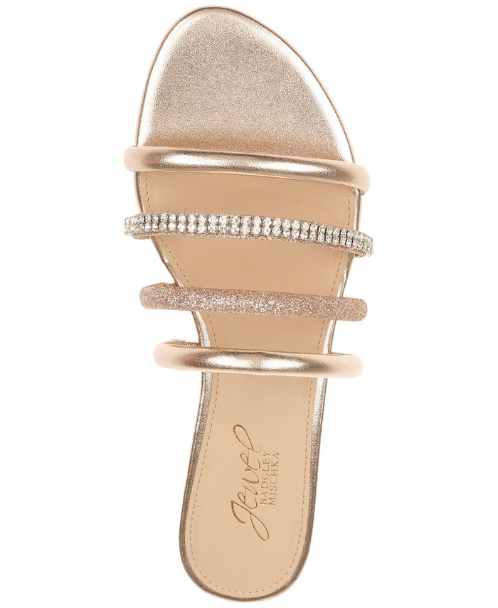 badgley mischka slide sandals