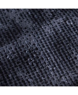 Polyethylene Coated Woven Paper Laundry Bin Tribal Chevron Round Large Set of 2