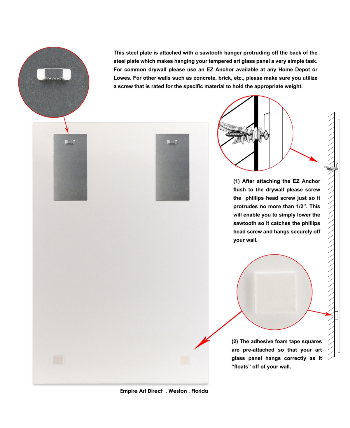 Empire Art Direct Fresh Flowers in Vase I I Frameless Free Floating Tempered Art Glass Wall Art, 0.2