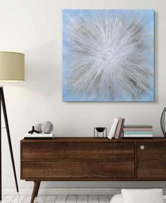 Supernova Textured Metallic Hand Painted Wall Art by Martin Edwards, 36" x 36" x 1.5"