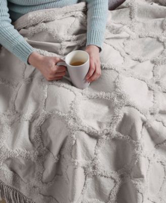 Madison Park - Brianne 50" x 60" Cotton Tufted Throw