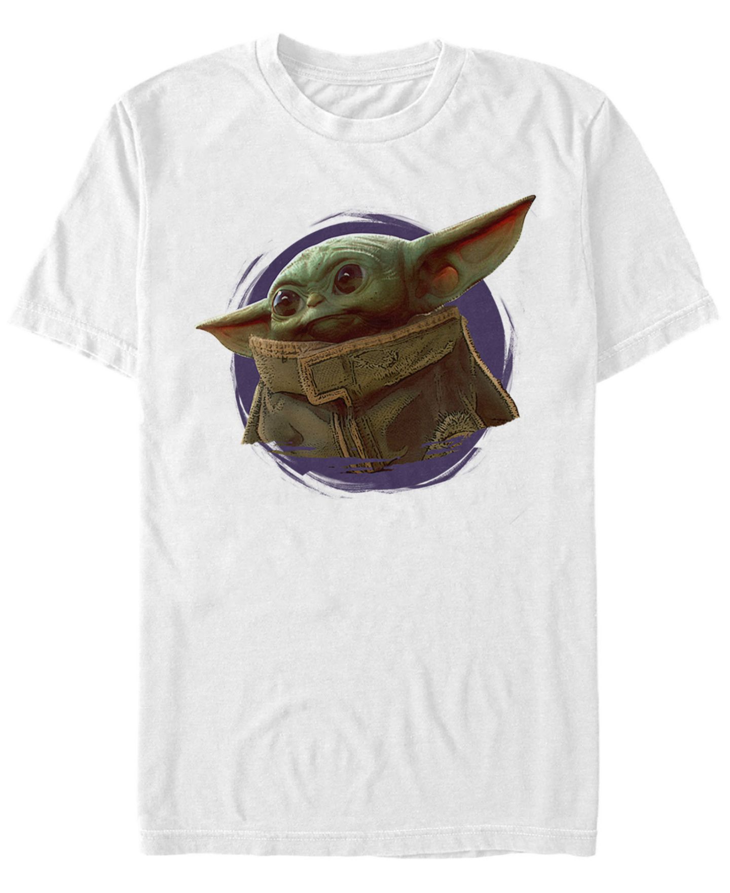 Мужская футболка Fifth Sun Star Wars The Mandalorian The Child Purple Smoke Short Sleeve, цвет: Чёрный — фото 2