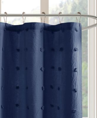 Brooklyn Pom Pom Shower Curtain, 70" x  72"