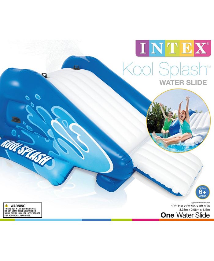 intex kool splash inflatable play center swimming pool water slide accessory
