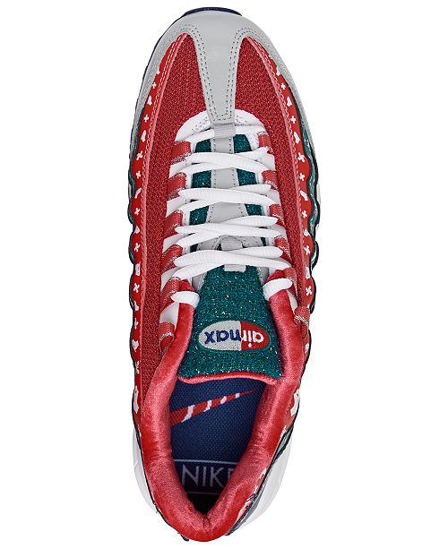 Nike Big Boys Air Max 95 Ugly Sweater Casual Sneakers From Finish