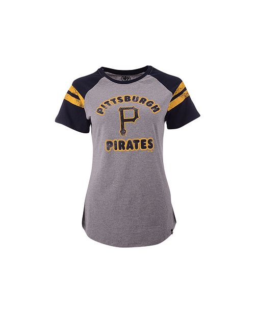 47 Brand Pittsburgh Pirates Women S Fly Out Raglan T Shirt