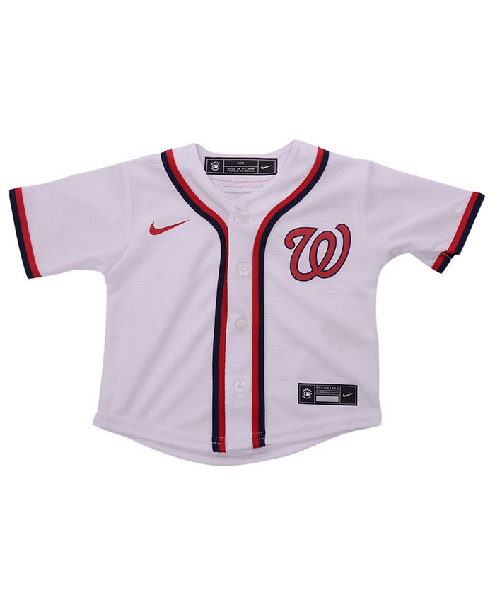 Nike Washington Nationals Toddler Official Blank Jersey - Macy's