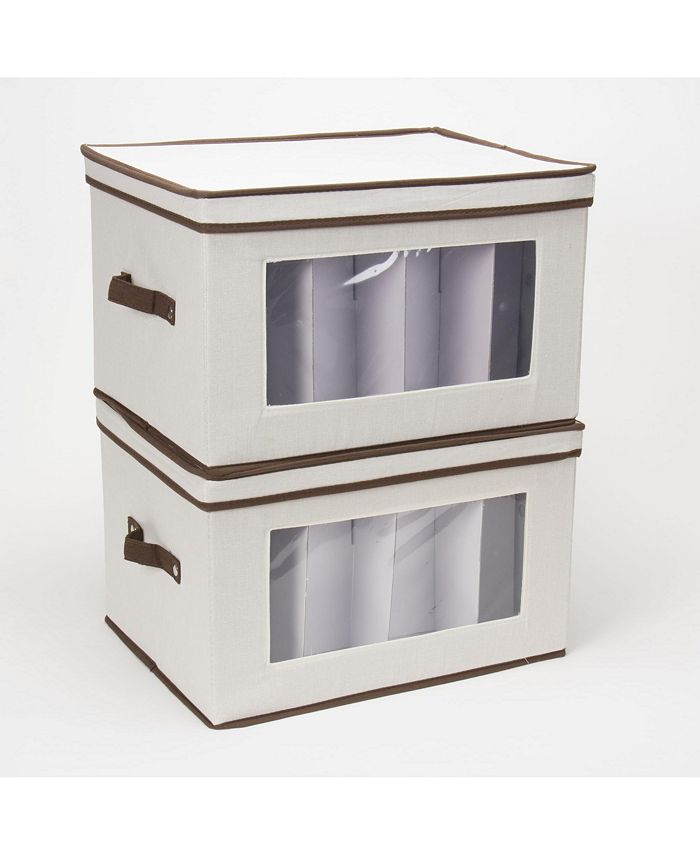 Household Essentials Stemware Storage Box Macy's