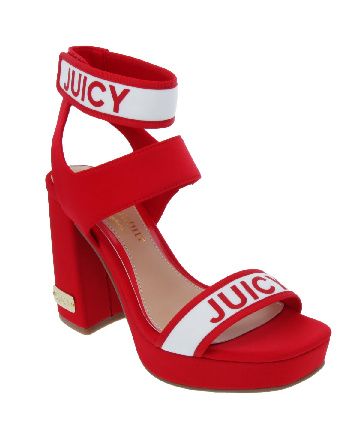 Women's Glisten Platform Heel Sandal - Red
