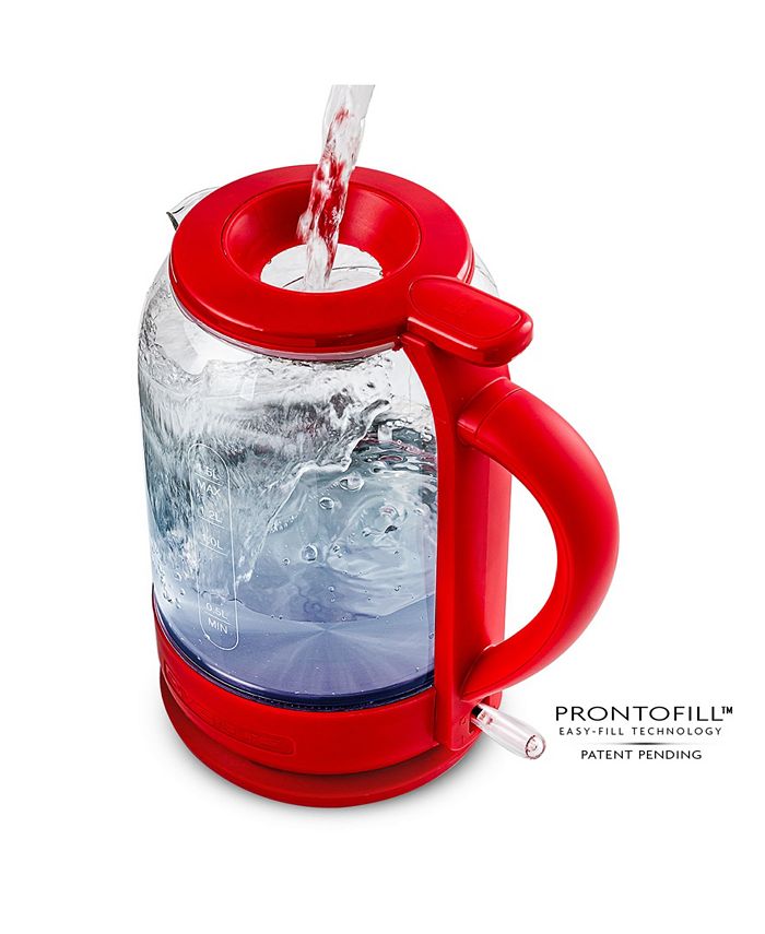 Ovente Electric Hot Water Glass Kettle 1.8 Liter with 5 Heat