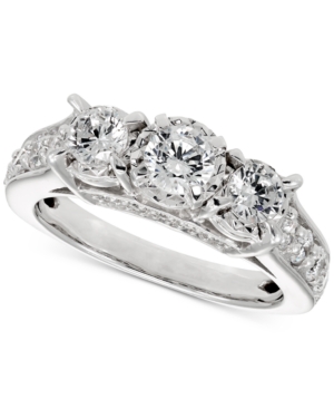 image of Diamond Trinity Ring (1-1/2 ct. t.w.) in 14k White Gold