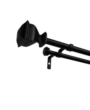 Exclusive Home Napoleon Double Curtain Rod and Finial Set 66