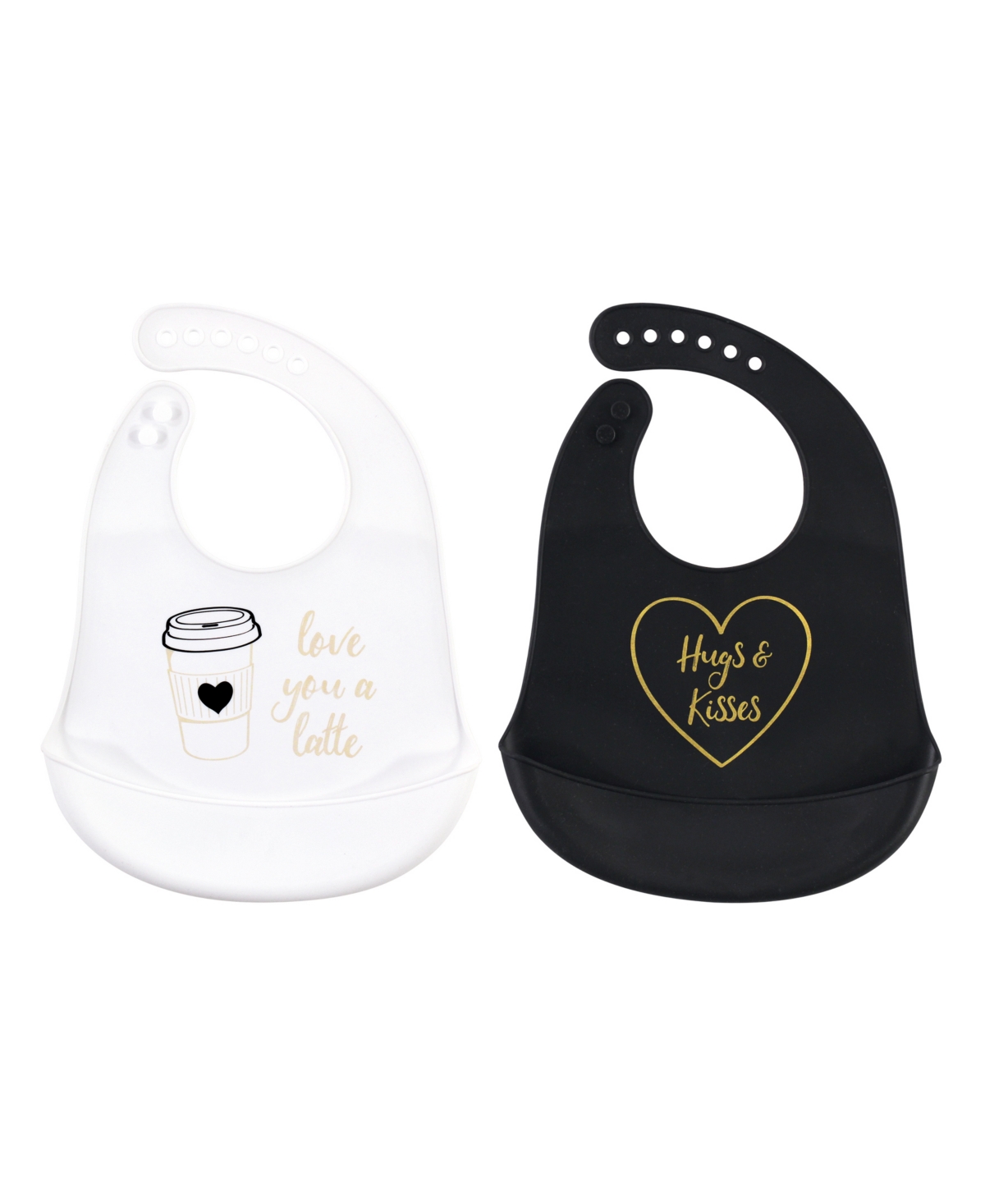 Hudson Baby Girls Silicone Bibs