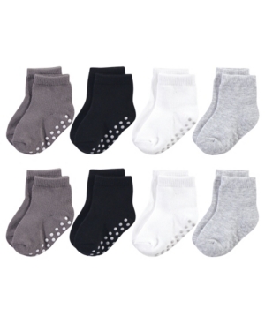 Touched by Nature Toddler Boys and Girls Socks with Non-Skid Gripper for Fall Resistance