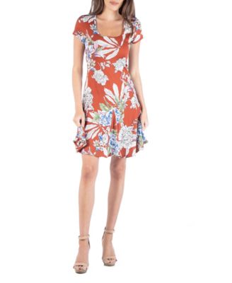 macy's short sleeve dresses