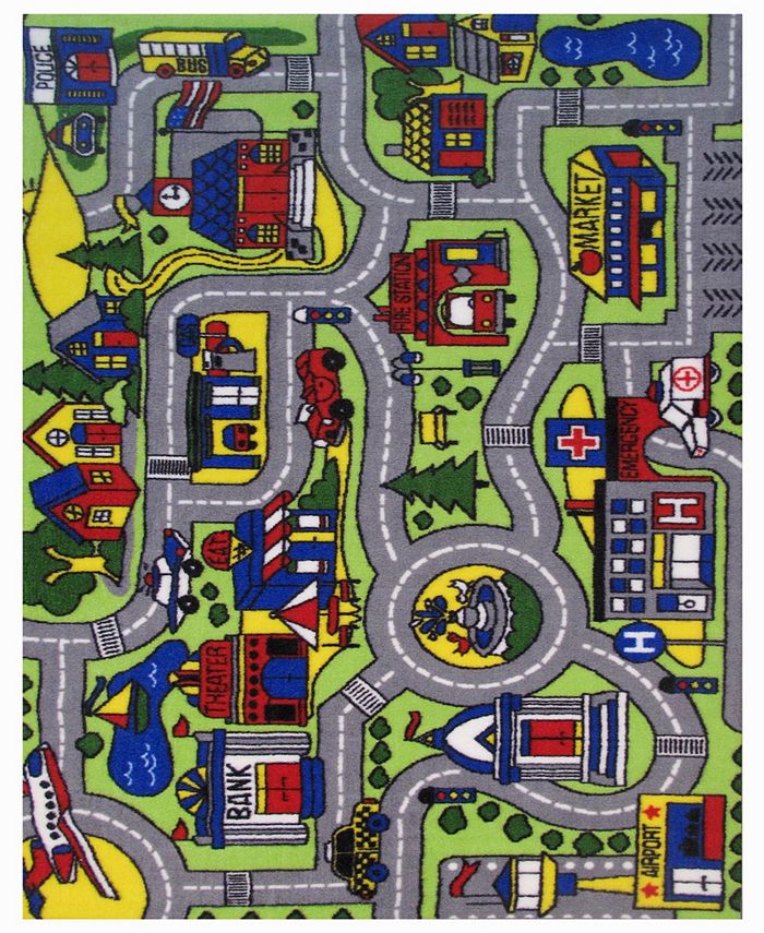 Fun Rugs Fun Time Driving Time 19" x 29" Area Rug Macy's