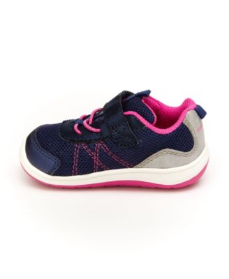 Stride Rite Unisex-Kinderschuhe Carson Athletic Running Shoe – Mit Netz-Obermaterial & Klettverschluss | Für Aktive Kids