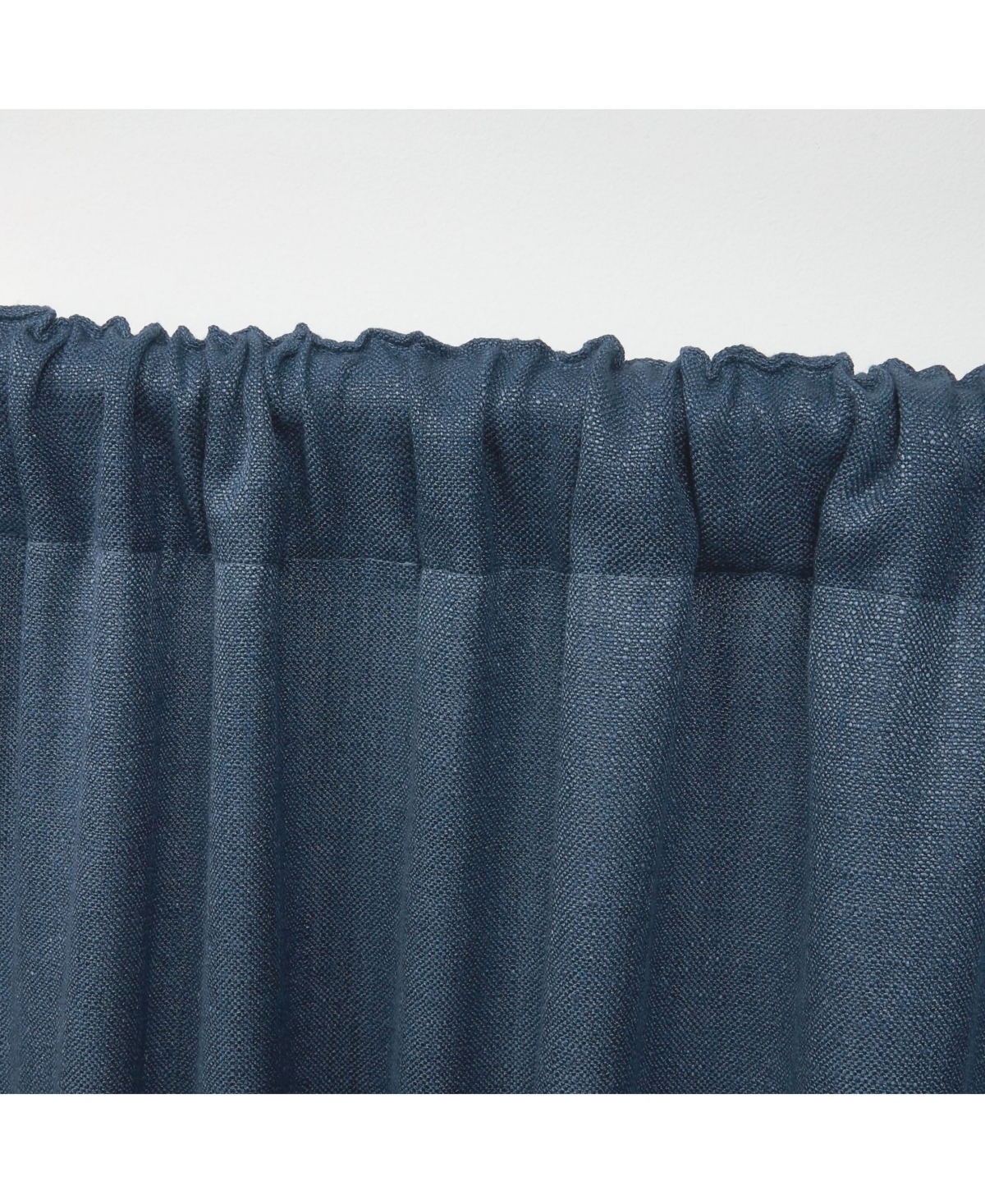 Shop Lauren Ralph Lauren Vienna Light Filtering Back Tab Rod Pocket Curtain Panel, 54" X 96" In Blue
