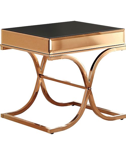 Furniture Of America Xander Square Mirrored End Table Reviews