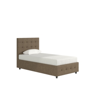 Shop Atwater Living Sydney Upholstered Bed, Twin In Brown