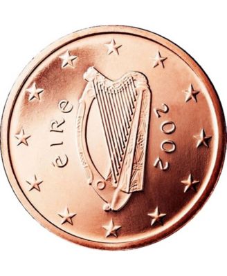 Men's Irish 2 Euro Coin Turquoise Money Clip