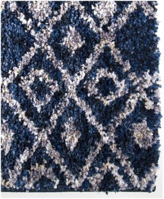 CLOSEOUT! Orian Cotton Tail Nardik Navy 5'3" x 7'6" Area Rug