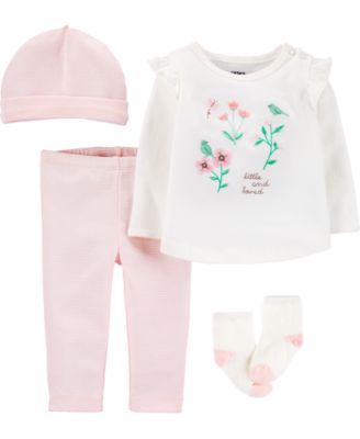 carter's newborn take home outfit girl