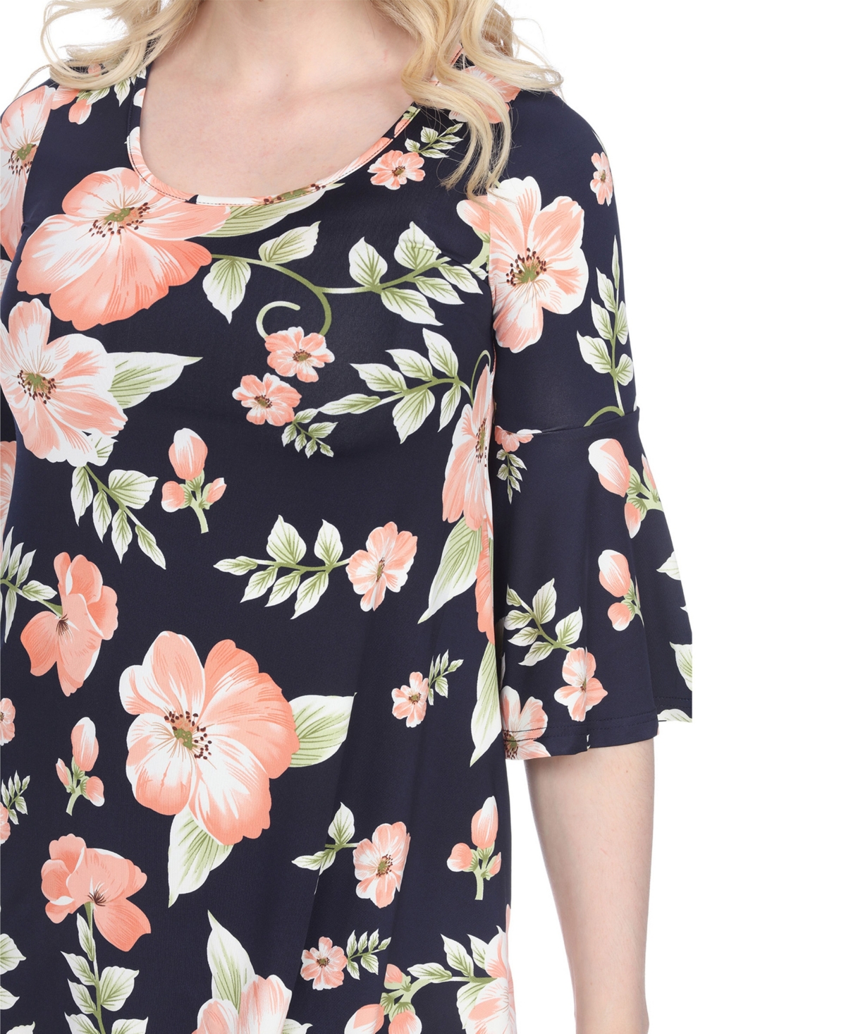 White Mark Women's Blanche Tunic Top