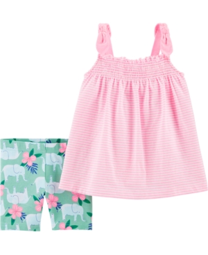 Baby Girls 2-Piece Tank and Short Set
