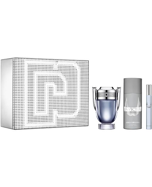 Paco Rabanne Men S 3 Pc Invictus Eau De Toilette Gift Set Reviews All Perfume Beauty Macy S
