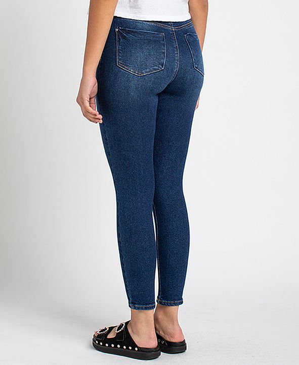 celebrity pink high rise ankle skinny