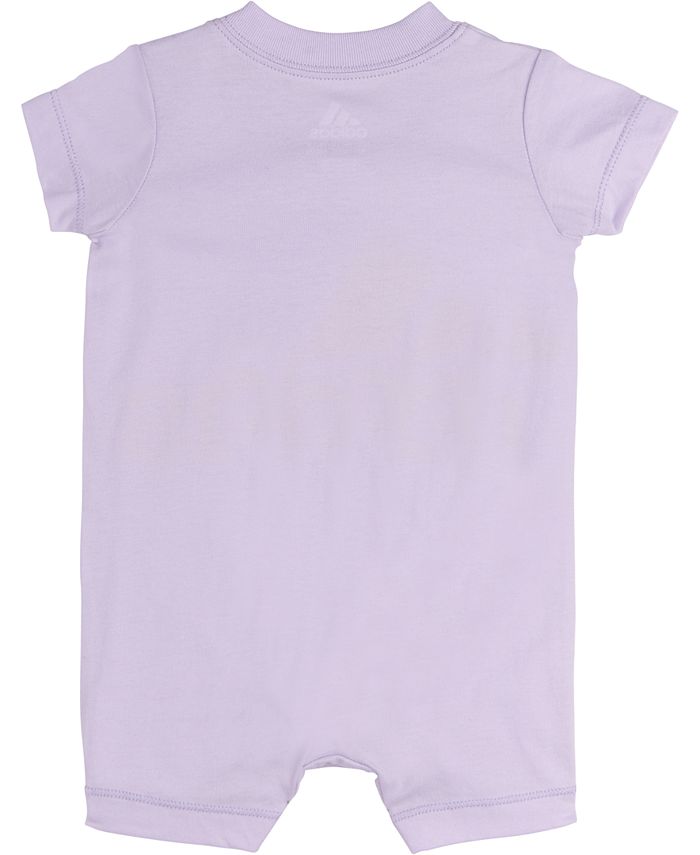 adidas Baby Girls Rainbow Logo Cotton Romper Macy's