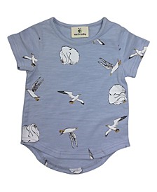 Toddler Boys and Girls Organic Cotton Swans T-Shirts