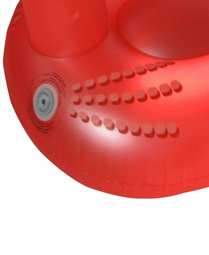 Swimline Giant Inflatable Ride-On Color Changing LED Light Up Flamingo ...