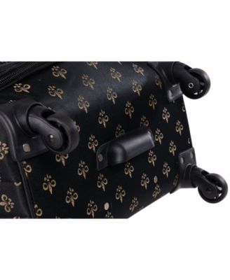 Fleur De Lis 5 Piece Spinner Luggage Set