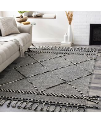 CLOSEOUT! Apache APA-2306 Black Area Rug
