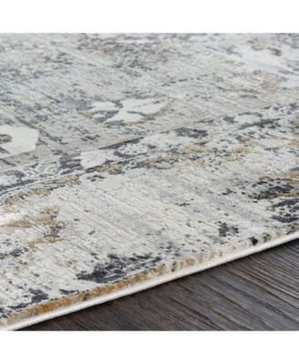 Solar SOR-2308 Charcoal 3' x 5' Area Rug