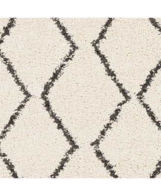 Berber Shag BBE-2303 Charcoal Area Rug