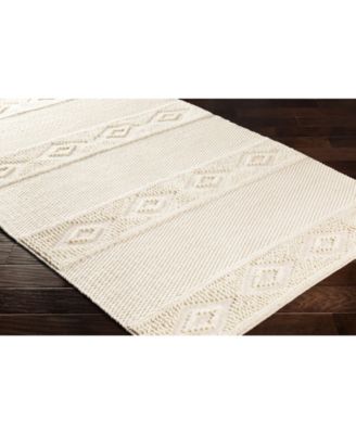 Farmhouse Neutrals FLS-2300 Cream 2'6" x 8' Runner Area Rug
