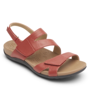 image of Rockport Women-s Ridge Adjustable Asymmetrical Sandals Women-s Shoes